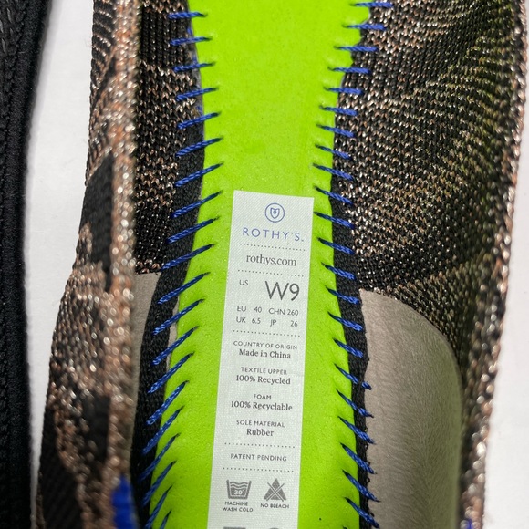 Rothy’s | The Point in Golden Shimmer 9 - Picture 7 of 15